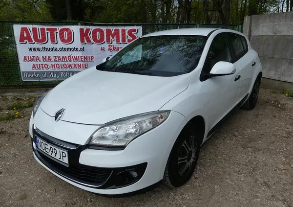 renault warmińsko-mazurskie Renault Megane cena 22900 przebieg: 70835, rok produkcji 2013 z Leszno